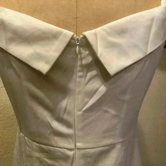 Phortric White Off the Shoulder Dress NWT Size L - Picture 7 of 13